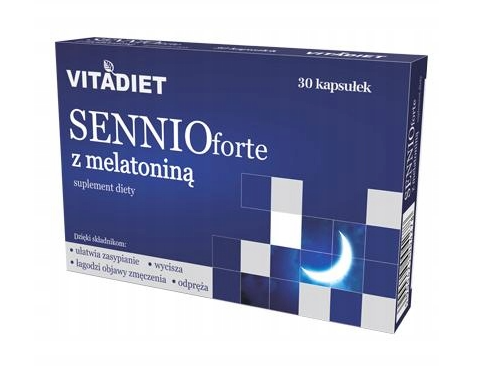 Sennioforte Z Melatonin Dobry Sen Kapsu Ek Aptekadziecka Pl