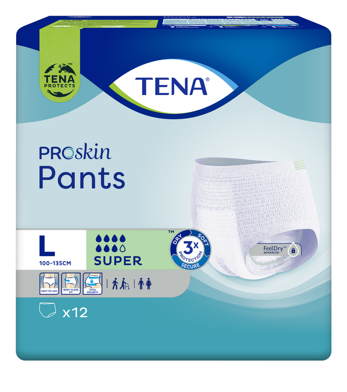 TENA Pants ProSkin Super L Pieluchomajtki 12szt AptekaDziecka Pl