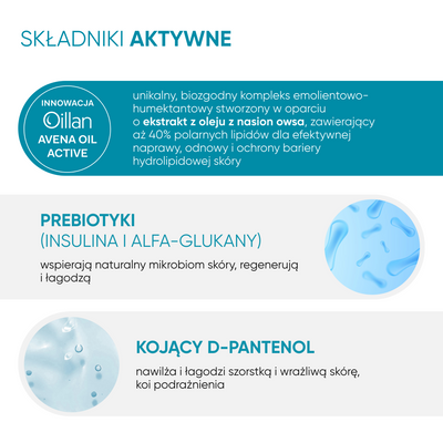 Oillan Nawilżająca pianka do mycia 3w1 200ml