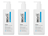 BIOVAX Trychologic Maska do włosów ŁUPIEŻ, OCZYSZCZANIE SKÓRY GŁOWY ZESTAW 3 x 200 ml