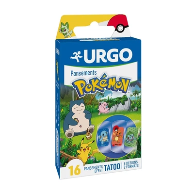 URGO Pokemon plastry opatrunkowe dla dzieci 16 sztuk