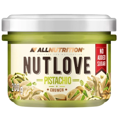 Allnutrition Nutlove PISTACHIO krem pistacjowy bez cukru CRUNCH 200 g