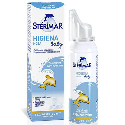 STERIMAR BABY higiena nosa, woda morska dla dzieci 100 ml