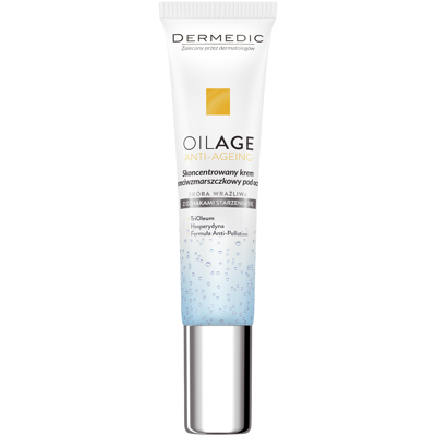 Dermedic Oilage skoncentrowany krem przeciwzmarszczkowy pod oczy skóra wrażliwa 15 g