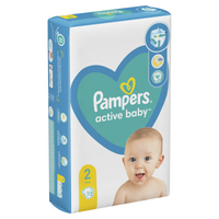 Pieluchy Pampers ActiveBaby Mini rozmiar 2, 4-8kg 72szt