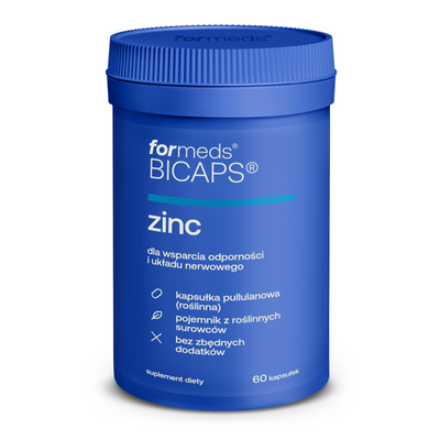 Formeds Bicaps Zinc CYNK odporność układ nerwowy 60 kapsułek