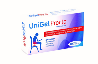 UniGel Procto czopki doodbytnicze 10szt Hemoroidy