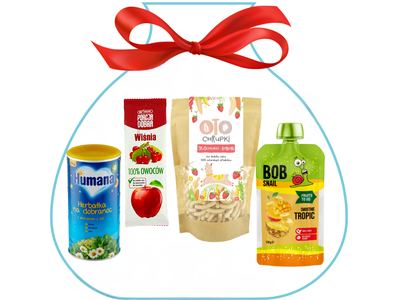 Słodkie bezpieczne przekąski zestaw zdrowych słodyczy dla dzieci ŚWIĄTECZNE PACZKI