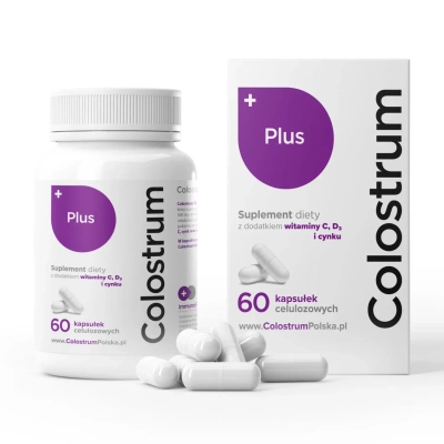 Colostrum Plus ODPORNOŚĆ siara bydlęca 60 kapsułek
