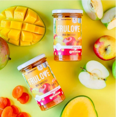 Allnutrition Frulove mus owocowy morela jabłko mango 500 g