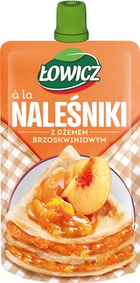 Łowicz Deser a'la naleśniki z dżemem brzoskwiniowym 170 g