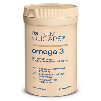 Formeds Olicaps Omega 3 SERCE KRĄŻENIE MÓZG OLEJ RYBI 60 kapsułek