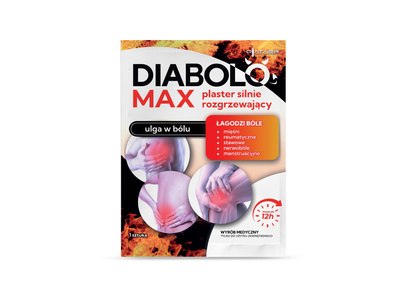 DIABOLO MAX plaster silnie rozgrzewający 1 sztuka