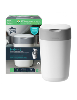 Tommee Tippee Sangenic Twist pojemnik na zużyte pieluszki biały 1 sztuka