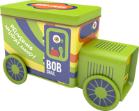 Bob Snail Lokomotywa i wagon z przekąskami i zabawką KOLOR LOSOWY