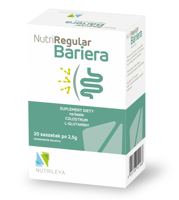 Nutrileya NutriRegular Bariera colostrum L-Glutamina 20 saszetek