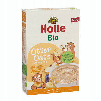 Holle BIO kaszka pełnoziarnista z jabłkiem, bananem i śliwkami 200 g