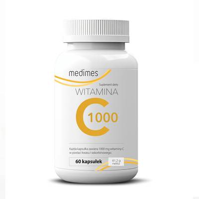 Medimes Witamina C 1000 mg ODPORNOŚĆ na 2 miesiące 60 kapsułek