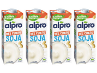 Alpro Napój sojowy niesłodzony ZESTAW 4 x 1 L
