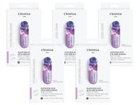 L'Biotica hydrożelowe płatki pod oczy ze śluzem ślimaka odmładzające ZESTAW 5 x 3 sztuki