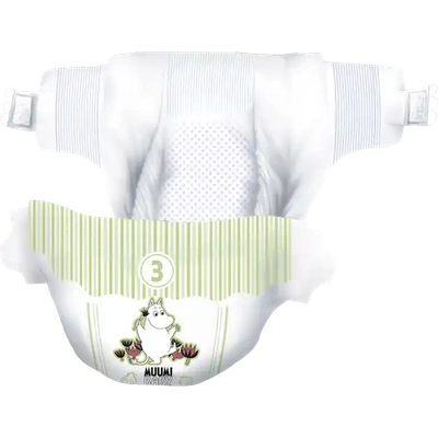 Moomin Baby pieluszki eko Diapers 3 5-8kg 48 sztuk