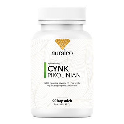 CYNK PIKOLINIAN Organiczny CHELATOWANY 15 mg dobrze przyswajalny 90 kapsułek