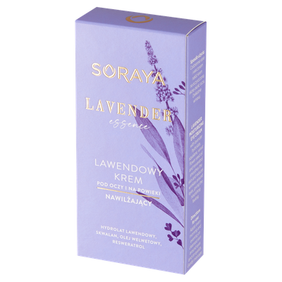 Soraya laveder essence lawendowy krem nawilżający pod oczy i na powieki 15ml