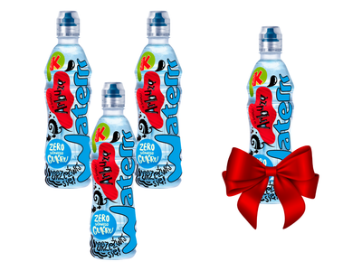 Kubuś Waterrr Napój o smaku arbuza 500 ml ZESTAW 3 + 1 GRATIS!