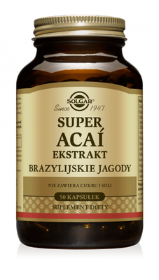 Solgar Super ACAI Ekstrakt brazylijskiej jagody 50kap