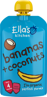 Ella's Kitchen BIO deserek banan i kokos 120 g