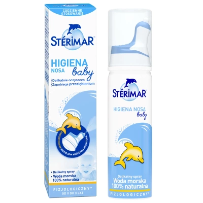 STERIMAR BABY higiena nosa, woda morska dla dzieci 50 ml