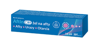 AftinOff Żel na afty do jamy ustnej od 1 roku życia 15 ml