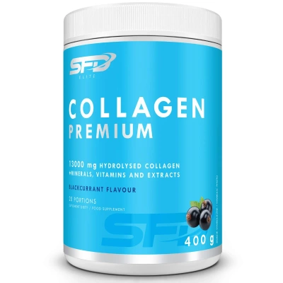 SFD collagen premium suplement o smaku czarnej porzeczki 400 g