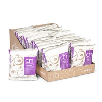 Crispy Natural Jabłka ze smakiem Czarna porzeczka Suszone chipsy z jabłek ZESTAW 24 x 18 g