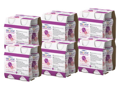 Nestlé Resource Diabet Plus Preparat odżywczy w płynie smak truskawkowy 24 x 200 ml