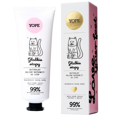 YOPE naturalny balsam naprawczy do stóp Gładkie Stopy 75ml