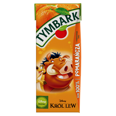 Tymbark Sok 100 % zestaw soczków na cały tydzień bez cukru różne smaki 5 x 200 ml