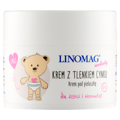 Linomag Emolienty Krem z tlenkiem cynku dla dzieci i niemowląt 0+ 50 ml