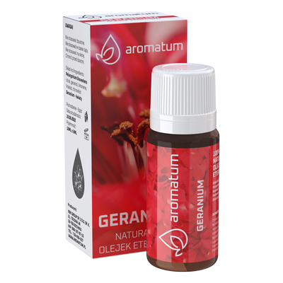 Aromatum naturalny olejek eteryczny aromaterapia 12ml o zapachu geranium