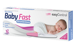 Test ciążowy BABY FAST strumieniowy 1 sztuka