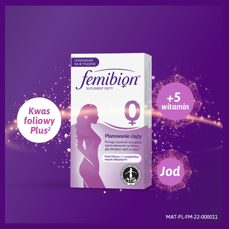 Femibion 1 Wczesna ciąża - 1-12 tydzień, 28 tabletek – opinie, skład i cena
