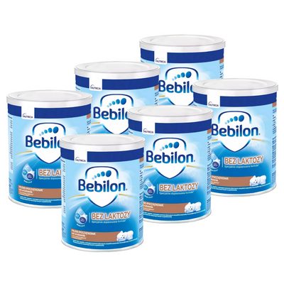 Bebilon bez laktozy ZESTAW 6x400g