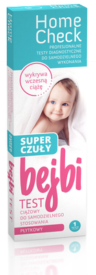 Home Check Test ciążowy super czuły płytkowy 1szt