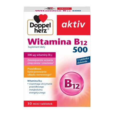 Doppelherz aktiv Witamina B12 500 30 tabletek