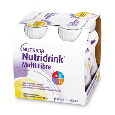 Nutridrink Multi Fibre WANILIA ZESTAW 8 x 125 ml