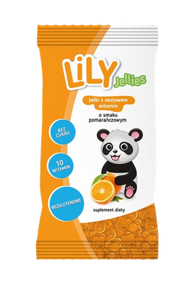 LiLY Jelly żelki z witaminami różne smaki zdrowe przekąski 6 x 30 g