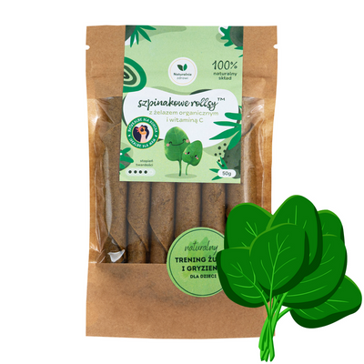 Naturalnie Zdrowi rollsy naturalne zdrowe przekąski trening żucia MEGA PAKA 11 sztuk
