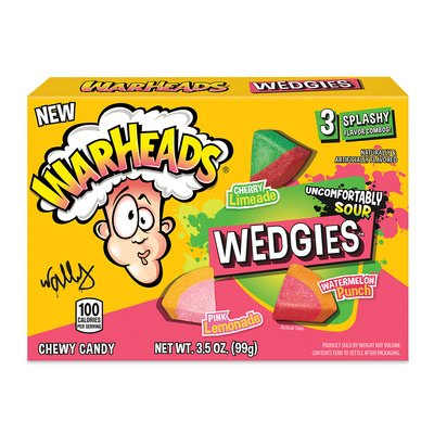 Warheads Wedgies miękkie cukierki o smaku lemoniady 99 g