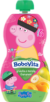 BoboVita Peppa Mus gruszka z bananem i morelą po 6 miesiącu 100 g