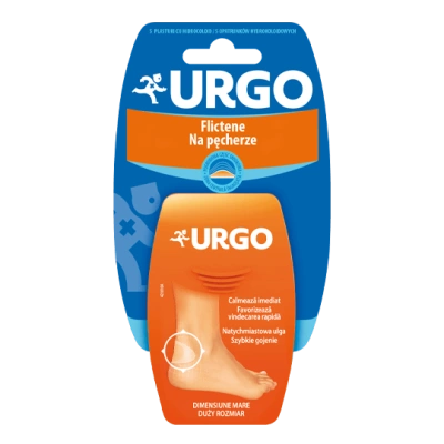 Urgo Plastry na pęcherze rozmiar duży ultradyskretne bez opatrunku 5 sztuk